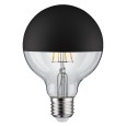 Лампа филаментная светодиодная Paulmann LED G95 DIM 6W 2700K E27 с черным матовым покрытием 