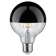 Лампа филаментная светодиодная Paulmann LED G95 DIM 6W 2700K E27 с черным покрытием 