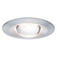 Светильник встраиваемый Paulmann комплект Name dim LED 3x6,8W  Матовый алюминий 