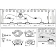 Светильник встраиваемый Paulmann комплект Nova Coin LED 3x6,5W Матовое железо 