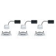 Светильник встраиваемый Paulmann Nova Coin LED 3x6,5W Матовый алюминий 