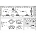 Светильник встраиваемый Paulmann Nova Coin LED 3x6,5W Матовый алюминий 