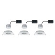 Светильник встраиваемый Paulmann комплект Nova Coin 3 step DIM LED 3x6.5W (100%/50%/25%/off) 