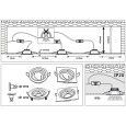 Светильник встраиваемый Paulmann комплект Nova Coin 3 step DIM LED 3x6.5W (100%/50%/25%/off) 