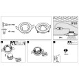 Светильник встраиваемый Paulmann комплект Nova Coin 3 step DIM LED 3x6.5W (100%/50%/25%/off) 