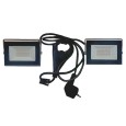 Два светодиодных прожектора на стойке FL-LED Light-PAD STAND 2x30W 4200К 5100Lm 220В IP65 Grey 
