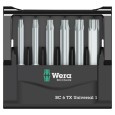 Набор бит звездочек TORX 6 предметов Wera Bit-Check 6 TX Universal 1 