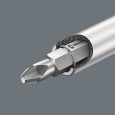 Отвертка ручка-держатель с пружинным стопорным кольцом для бит 1/4 дюйма Wera Kraftform 810/1 
