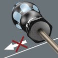 Отвертка крестовая нержавеющая сталь Pozidriv PZ 1 x 80mm Wera Kraftform Edelstahl 3355 PZ 