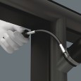 Отвертка-торцовый ключ с гибким стержнем 7.0mm x 167mm Wera Kraftform Plus 391 