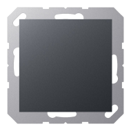 Розетка IP44 с заземлением и с крышкой Jung A550 Матовый антрацит (в сборе) 