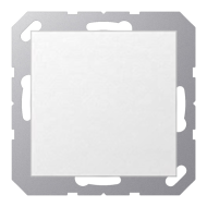 Розетка IP44 с заземлением и с крышкой Jung A550 Белый (в сборе) 