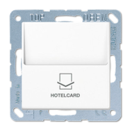 Выключатель карточный Jung AS Белый (в сборе) 