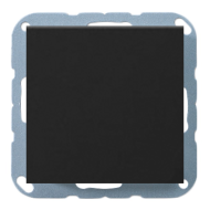 Заглушка Jung ECO Profi Standart Черный матовый (в сборе) 