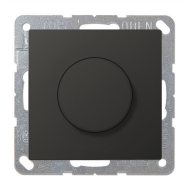 Светорегулятор поворотный 400 Вт Jung LSplus Антрацит (в сборе) 