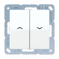 Выключатель для рольставней Jung AS Белый (в сборе) 