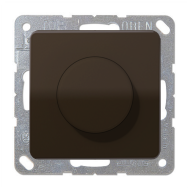 Светорегулятор поворотный 400 Вт Jung CD Коричневый (в сборе) 