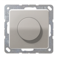 Светорегулятор поворотный 400 Вт Jung CD Платина (в сборе) 