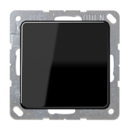 Светорегулятор кнопочный 400 Вт Jung CD Черный (в сборе) 