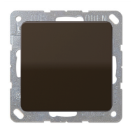 Выключатель одноклавишный Jung CD Коричневый (в сборе) 