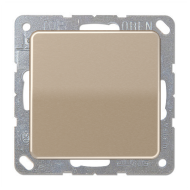 Выключатель IP44 Jung CD Золото-бронза (в сборе) 