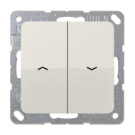 Выключатель для рольставней Jung CD Слоновая кость (в сборе) 