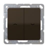 Выключатель для рольставней Jung CD Коричневый (в сборе) 