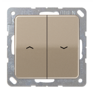 Выключатель для рольставней Jung CD Золото-бронза (в сборе) 
