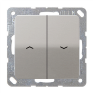 Выключатель для рольставней Jung CD Платина (в сборе) 