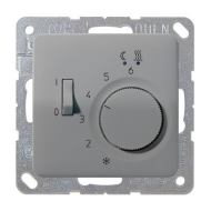 Терморегулятор для теплого пола с внешним датчиком Jung CD Серый (в сборе) 