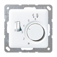 Терморегулятор для теплого пола с внешним датчиком Jung CD Белый (в сборе) 