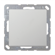 Выключатель одноклавишный Jung Eco Profi Deco Алюминий (в сборе) 