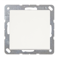 Выключатель одноклавишный Jung Eco Profi Deco Белый (в сборе) 