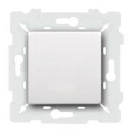 Розетка IP44 с заземлением и с крышкой Fede Barcelona Provence Белый (в сборе) 