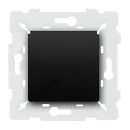 Розетка IP44 с заземлением и с крышкой Fede Barcelona Provence Черный (в сборе) 