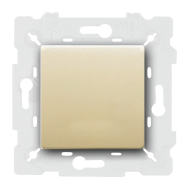 Розетка IP44 с заземлением и с крышкой Fede Barcelona Provence Бежевый (в сборе) 