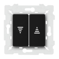 Выключатель для рольставней Fede Barcelona Provence Черный (в сборе) 