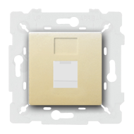 Розетка телефонная 1xRJ11 Fede Barcelona Provence Бежевый (в сборе) 