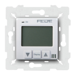 Терморегулятор для теплого пола с внешним датчиком Fede New Belle Epoque Tapestry Белый (в сборе) 