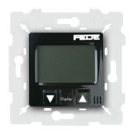 Терморегулятор электронный Fede Vintage Porcelain Черный (в сборе)