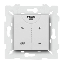 Светорегулятор кнопочный 600 Вт Fede New Belle Epoque Tapestry Белый (в сборе) 