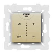 Светорегулятор кнопочный 600 Вт Fede Barcelona Provence Бежевый (в сборе) 