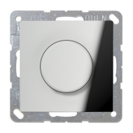 Светорегулятор поворотный 400 Вт Jung LSdesign Хром (в сборе) 