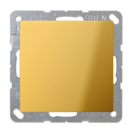 Светорегулятор кнопочный 400 Вт Jung LS990 Имитация золота (в сборе) 