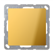 Выключатель IP44 Jung LS990 Имитация золота (в сборе) 