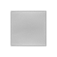 Заглушка Bticino Axolute овал Алюминий (в сборе) 