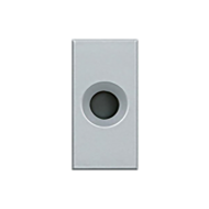 Вывод кабельный на 1 модуль Bticino Axolute квадрат Алюминий (в сборе) 