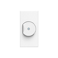 Светорегулятор поворотный 500 Вт на 1 модуль Bticino Axolute квадрат Белый (в сборе) 