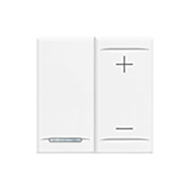 Светорегулятор для светодиодных диммируемых LED ламп Bticino Axolute квадрат Белый (в сборе)