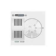 Терморегулятор электронный Bticino Axolute овал Белый (в сборе)